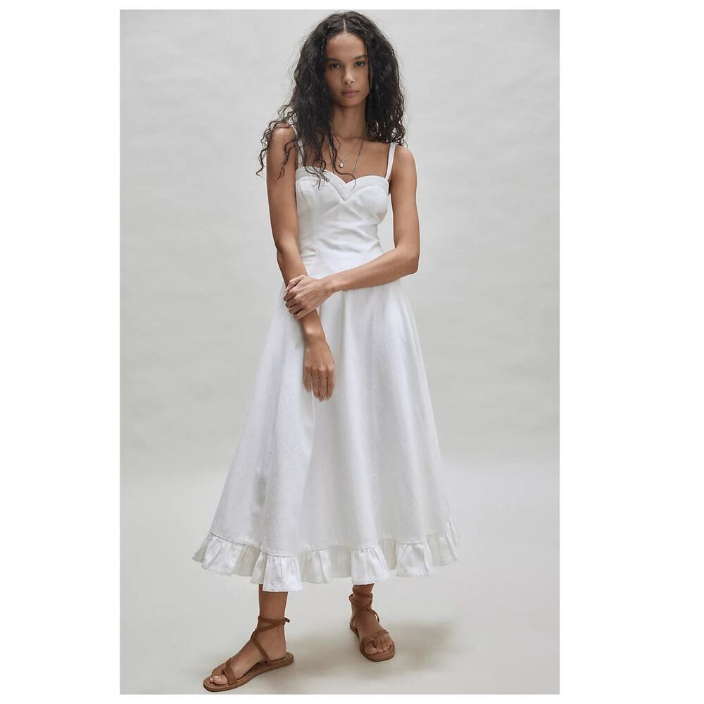 NEW Free People Another Season Midi Dress Size Medium - Picture 12 of 12